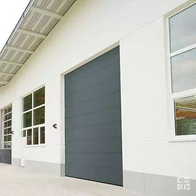 Промышленные ворота цвет серый антрацит