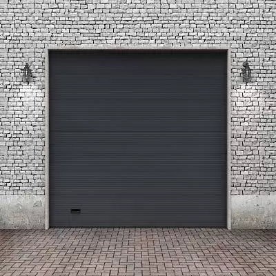 Промышленные ворота цвет серый антрацит